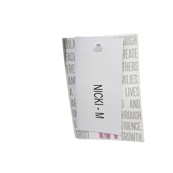 LuLaRoe Nicki M Floral Midi Dress Pockets Comfortable Stretch New Collection - Picture 3 of 8